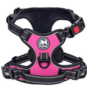 NWOT POYPET No Pull adjustable Pink Dog Harness, Size:medium
